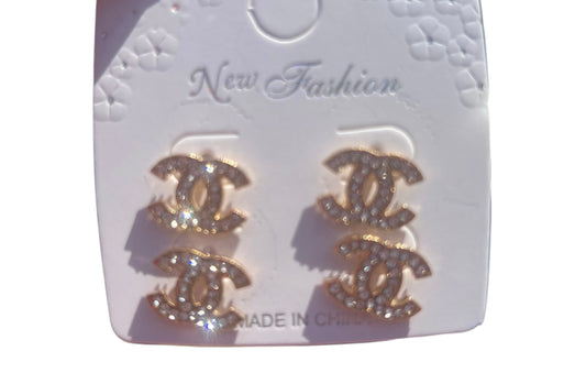 Channel earrings