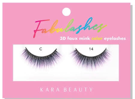 3d faux mink colored lashes