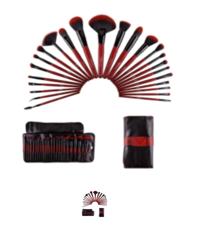 ruby red brush set